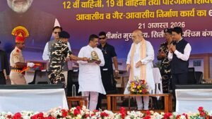 শিলিগুড়িতে সীমান্ত নিরাপত্তায় বড় পদক্ষেপ, একাধিক প্রকল্পের ই-শিলান্যাস অমিত শাহের