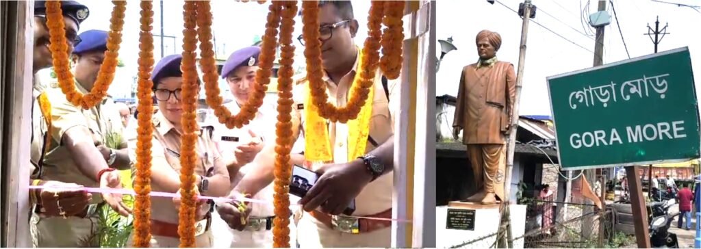 গোড়ামোড়ে নতুন ট্রাফিক বুথ, যান নিয়ন্ত্রণে আরও জোর